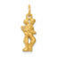 10k Gemini Zodiac Charm