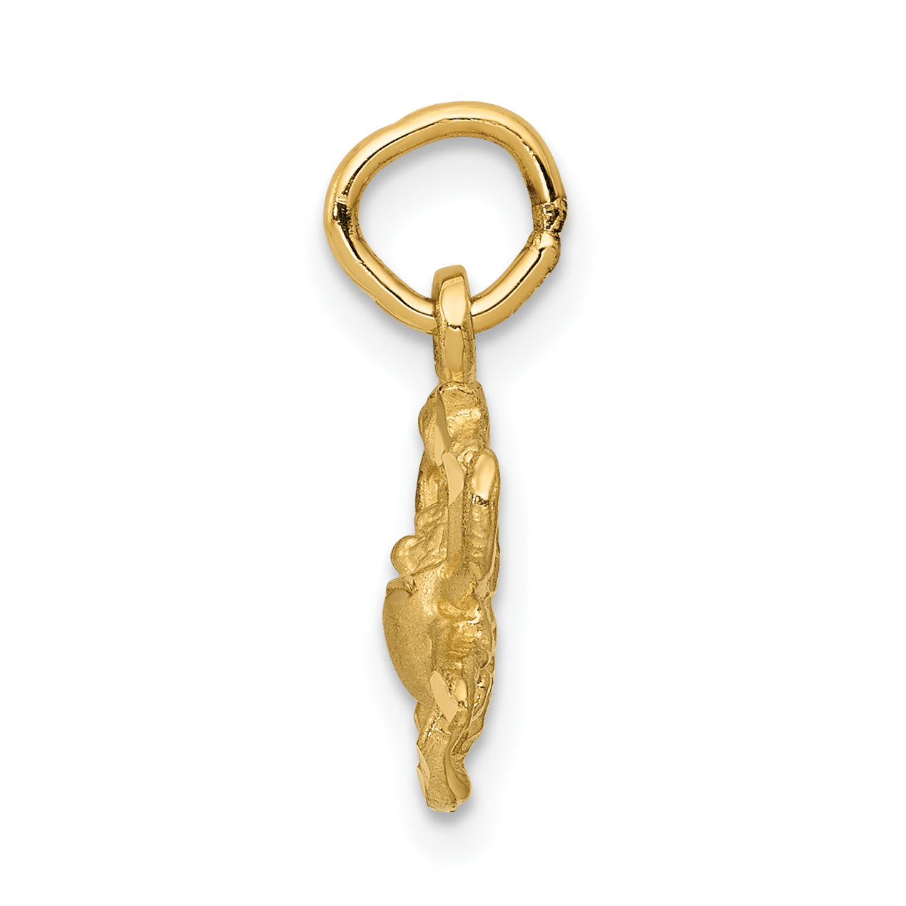 10k Cancer Zodiac Charm Secondary image
