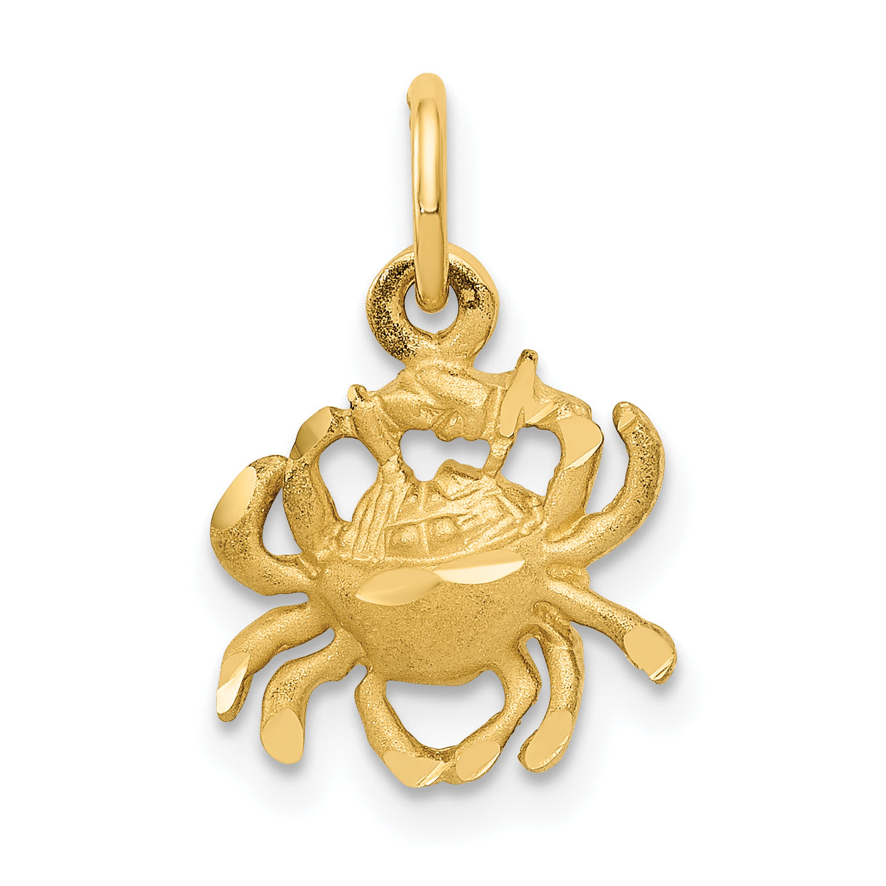 10k Cancer Zodiac Charm Main image