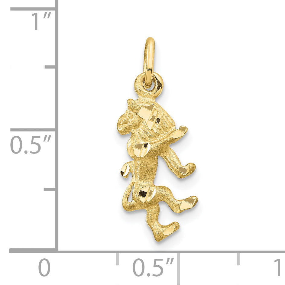 10k Leo Zodiac Charm