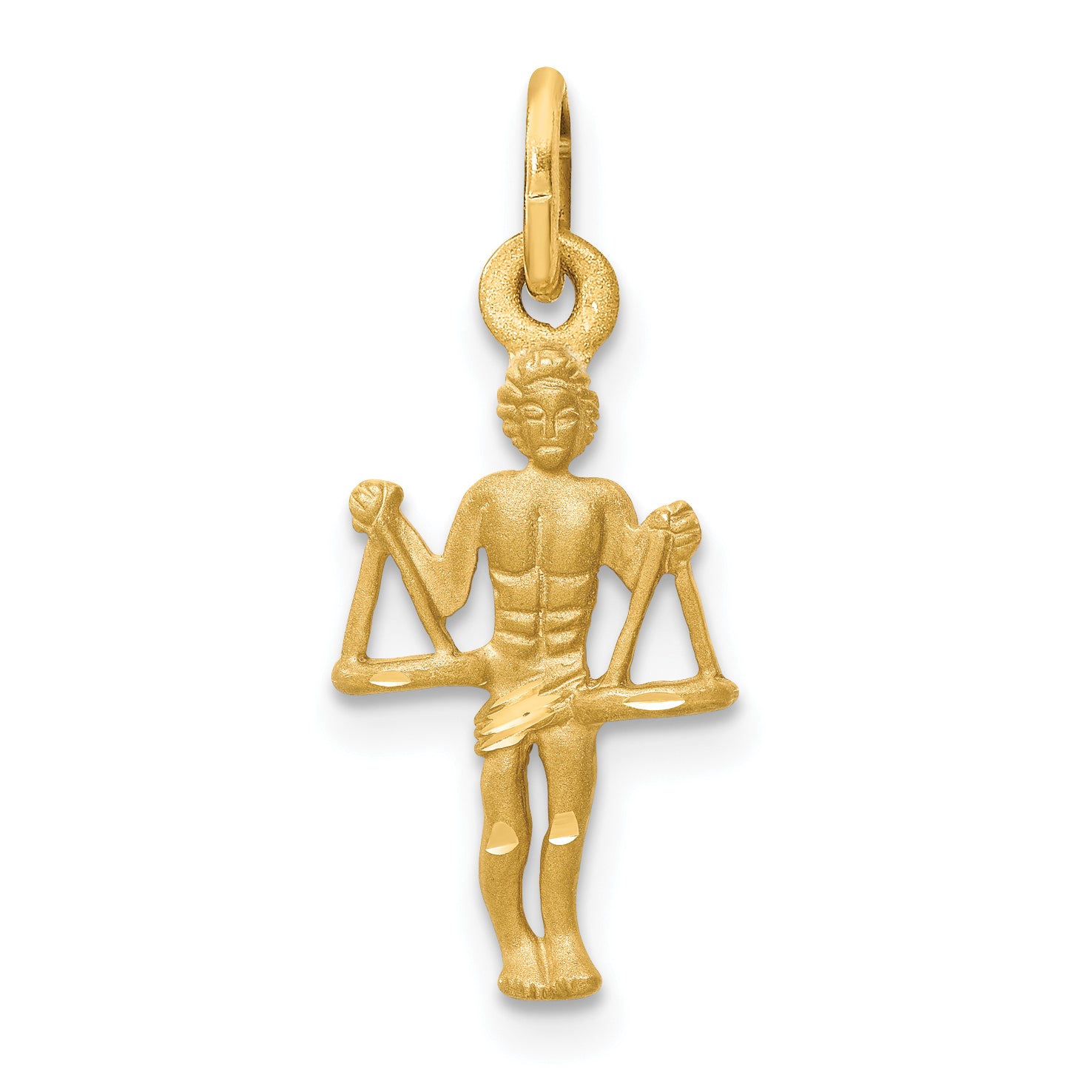 10k Libra Zodiac Charm Main image