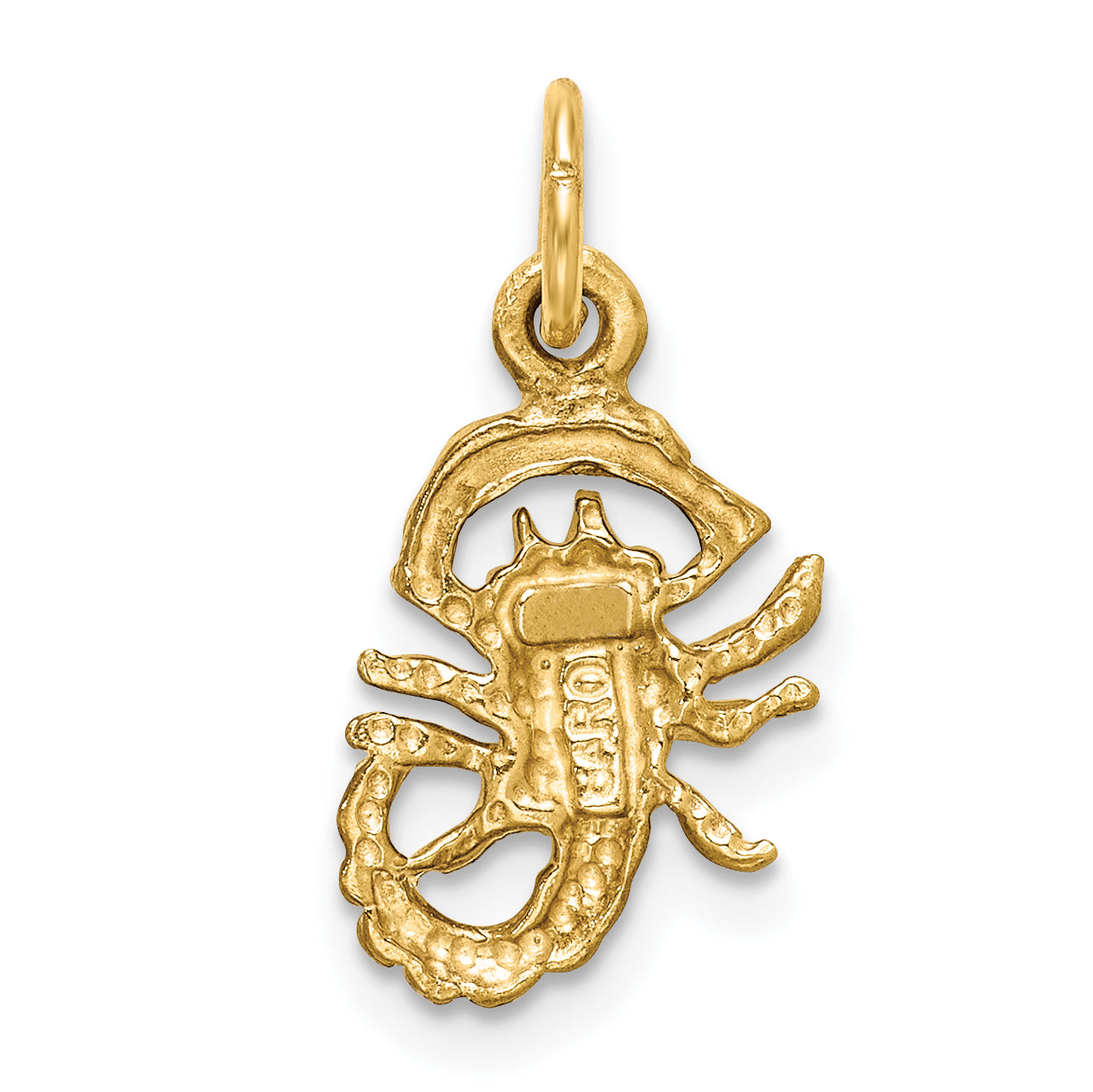 10k Scorpio Zodiac Charm