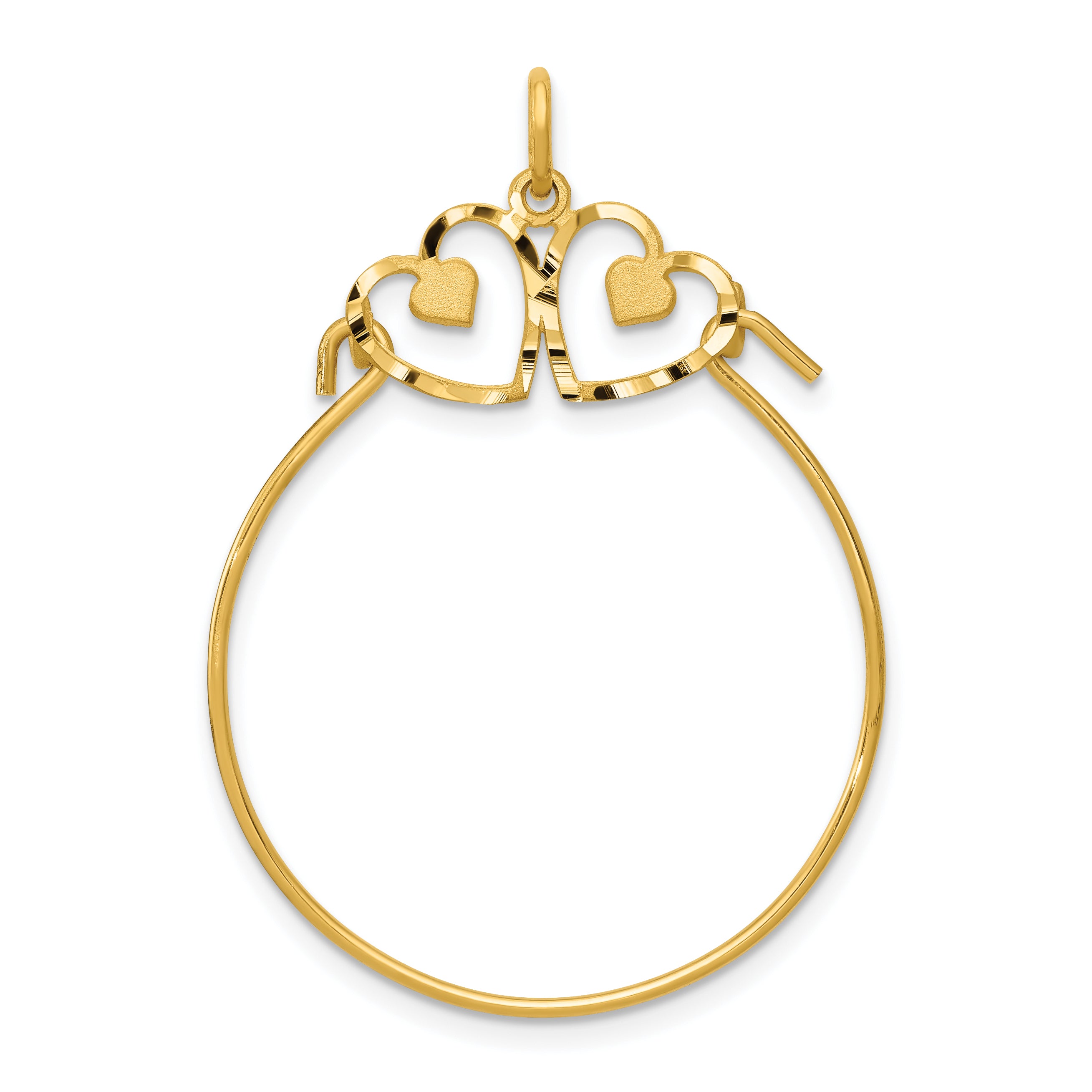 10k Heart Charm Holder Main image