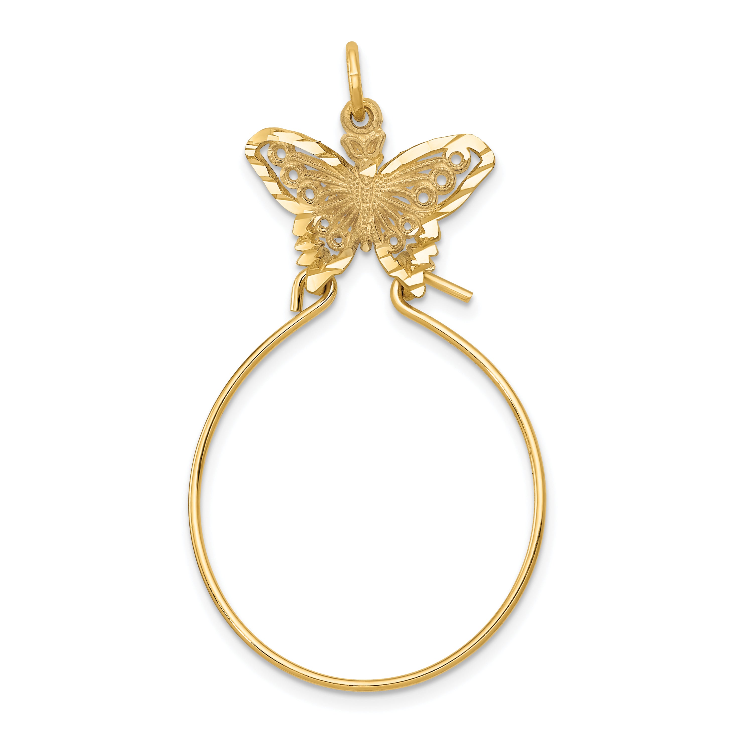 10k Butterfly Holder Charm Main image