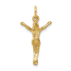 10k Crucifix Charm