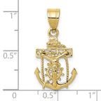 10k Mariners Cross Pendant