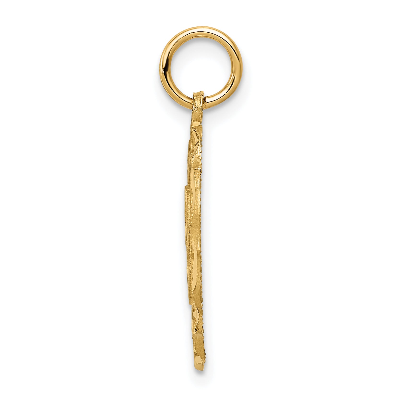 10k #50 in Oval Pendant Secondary image