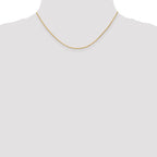 14K 1.0mm D/C Wheat Chain