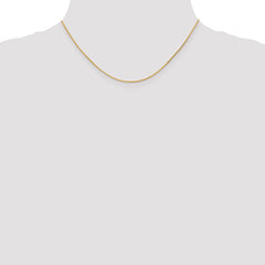 14K 1.0mm D/C Wheat Chain