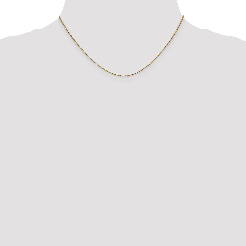 14K Rose Gold .8mm Spiga Chain