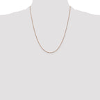 14K Rose Gold .8mm Spiga Chain