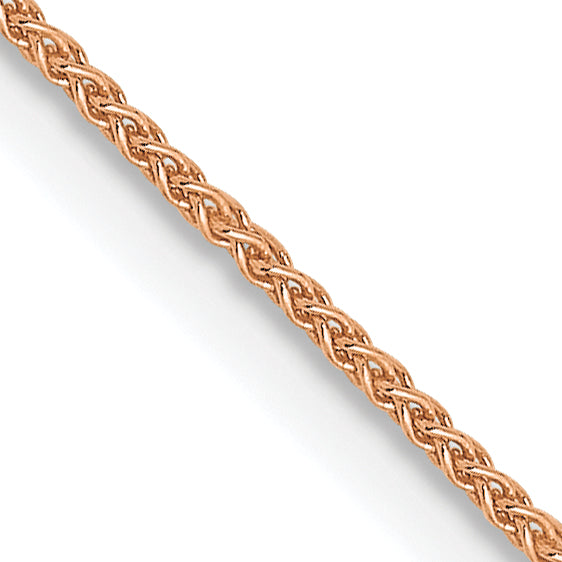 14K Rose Gold .8mm Spiga Chain Main image