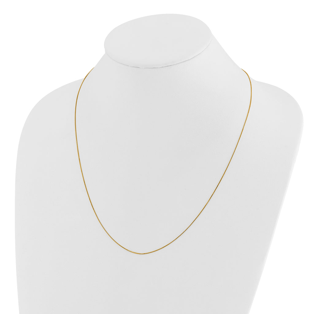14K Adjustable .55mm Baby Box Chain