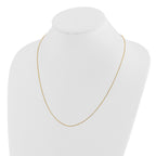 14K Adjustable .55mm Baby Box Chain