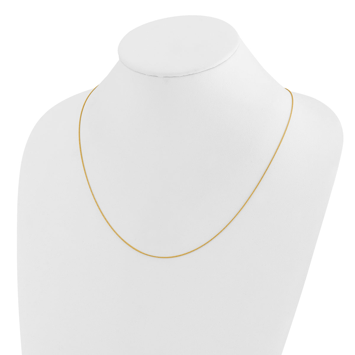 14K Adjustable .85mm Wheat Chain