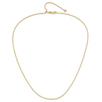 14K Adjustable .95mm D/C Wheat Chain