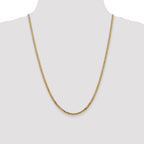 14K 2.9mm Flat Beveled Curb Chain