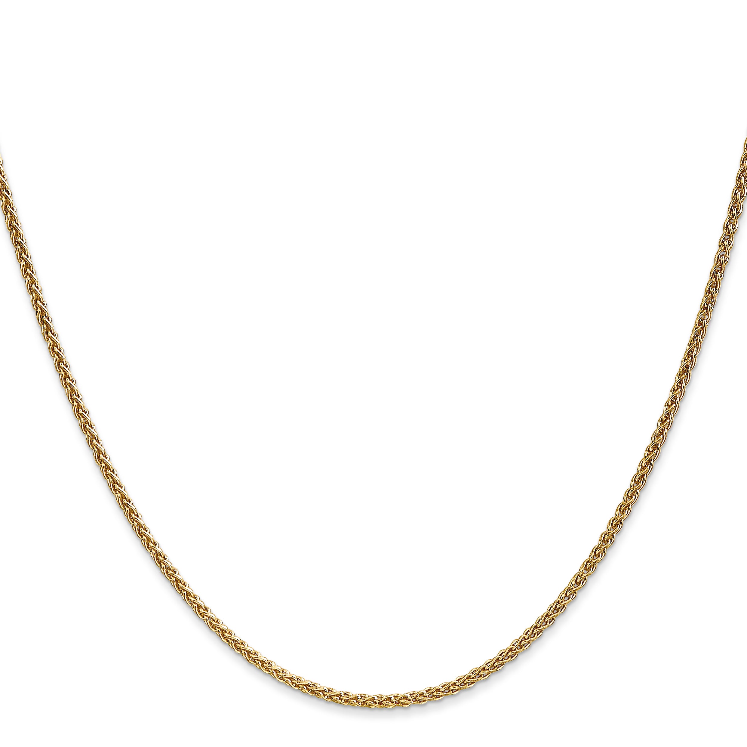 14K 1.65mm Spiga Chain Secondary image