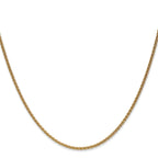 14K 1.65mm Spiga Chain