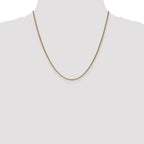 14K 1.65mm Spiga Chain