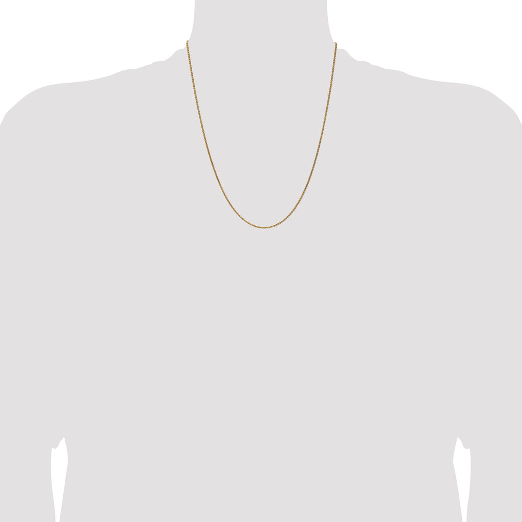 14K 1.65mm Spiga Chain