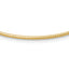 14K 2mm Round Omega Necklace