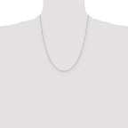 14K White Gold .85 mm D/C Cable Chain