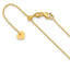 14K Adjustable 1.15mm D/C Oval Link Chain