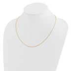 14K Adjustable 1mm D/C Open Franco Chain