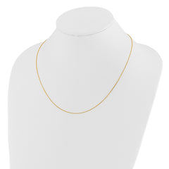 14K Adjustable  1.1mm D/C Cable Chain