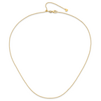 14K Adjustable  1.1mm D/C Cable Chain
