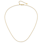 14K Adjustable  1.25mm D/C Cable Chain