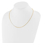 14K Adjustable 1.2mm Box Chain