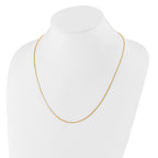 14K Adjustable 1.2mm Box Chain