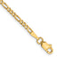 14K 2.25mm Flat Figaro Chain