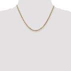 14K 3mm Concave Anchor Chain