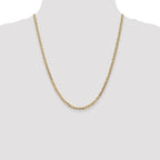 14K 3mm Concave Anchor Chain