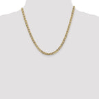14K 4.5mm Concave Anchor Chain