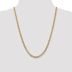 14K 4.5mm Concave Anchor Chain