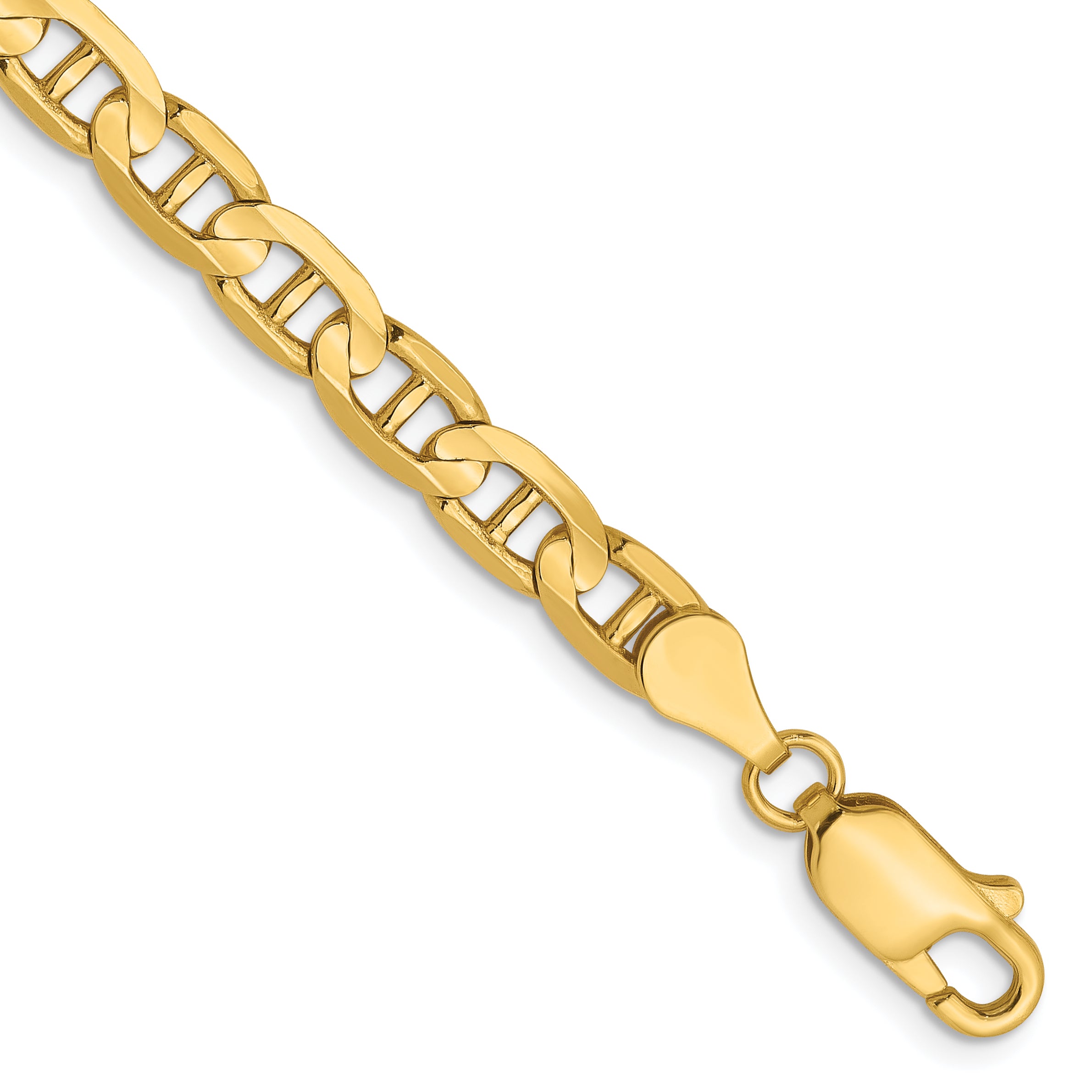14K 4.5mm Concave Anchor Chain Main image