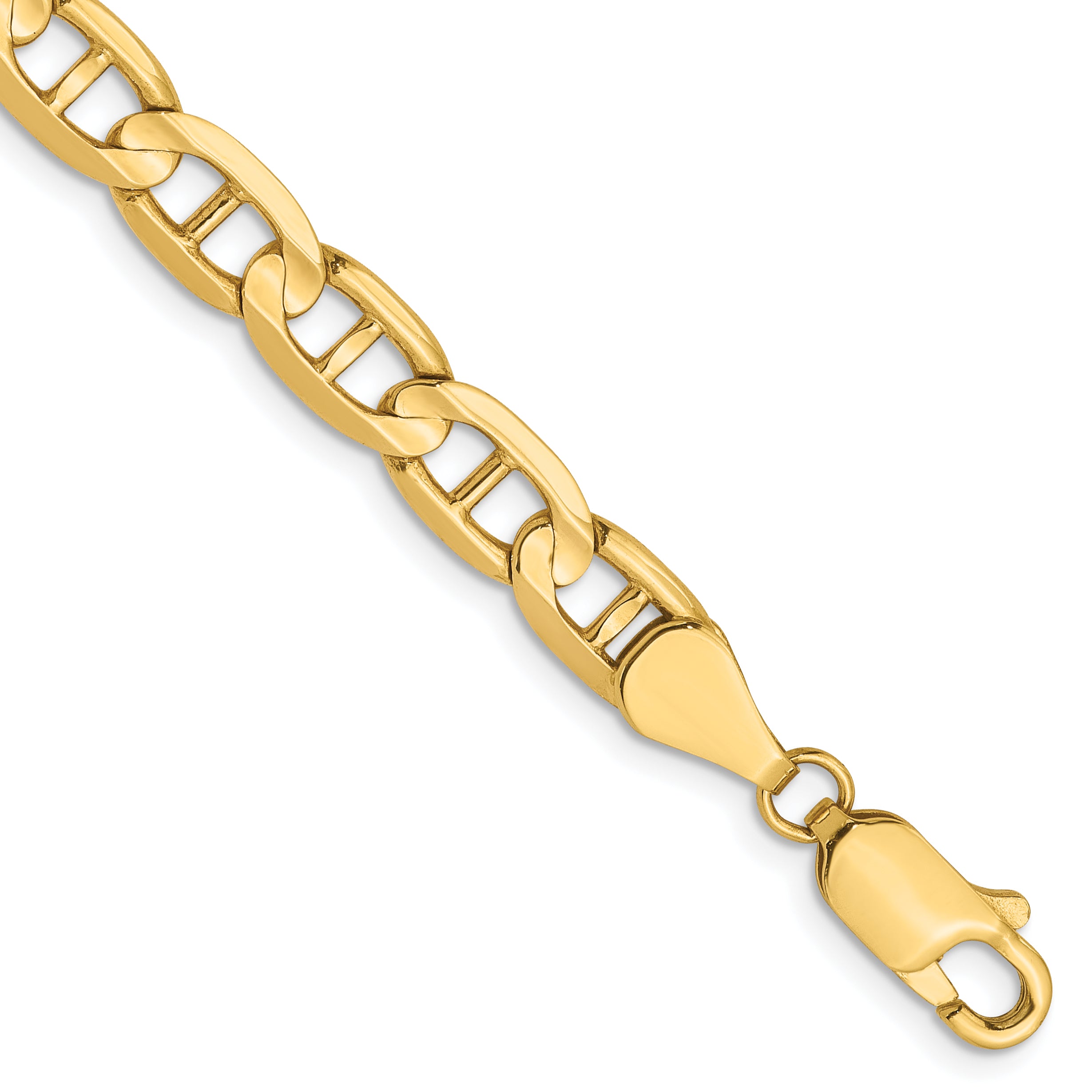 14K 5.25mm Concave Anchor Chain Main image