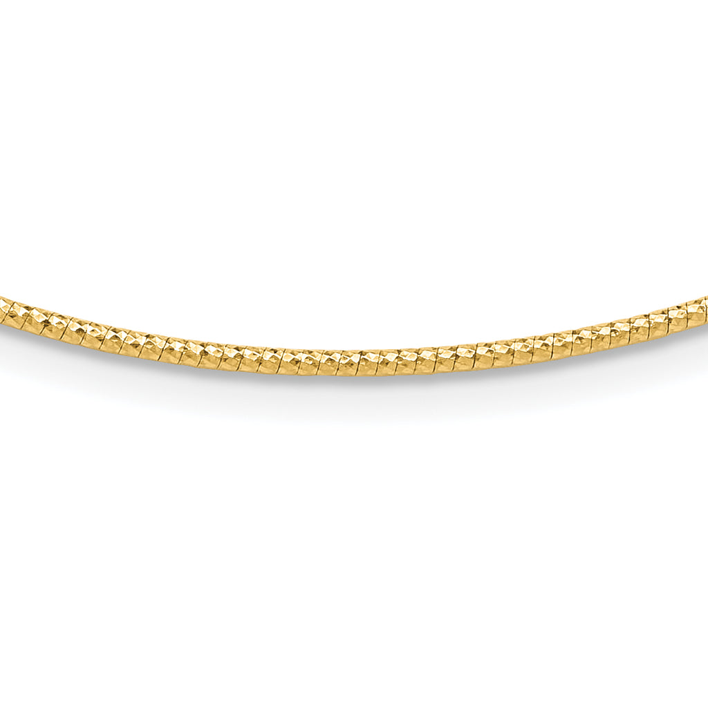 14 Karat 1.5mm D/C Neckwire Necklace | Sophia Jewelers