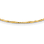 14 Karat 1.5mm D/C Neckwire Necklace | Sophia Jewelers