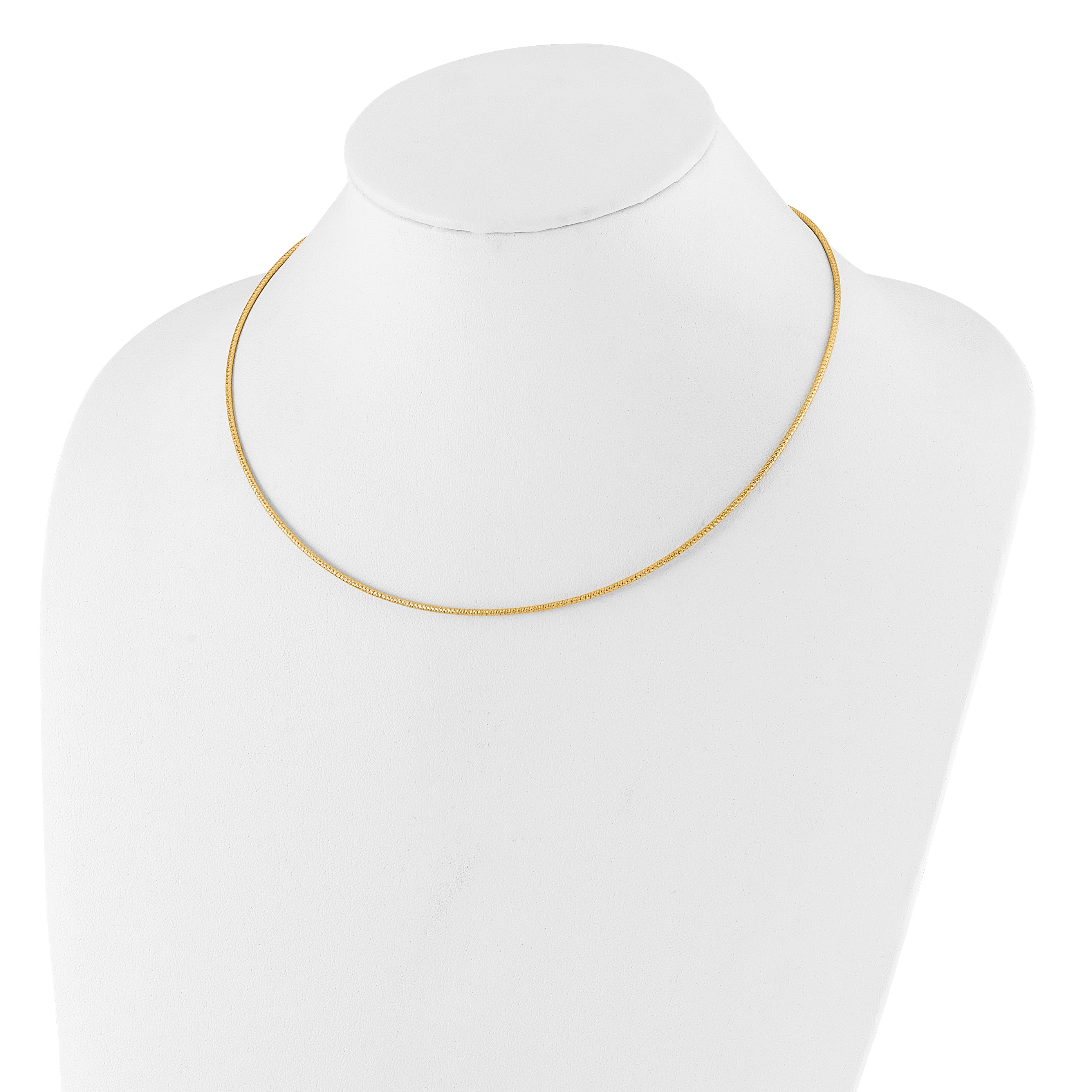 14K 1.5mm D/C Neckwire Necklace Secondary image
