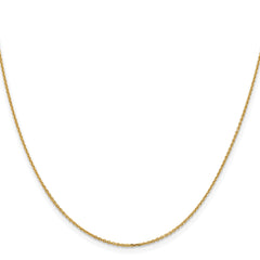 14K 1.05mm D/C Cable Chain