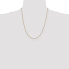 14K 1.05mm D/C Cable Chain