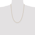 14K 1.05mm D/C Cable Chain
