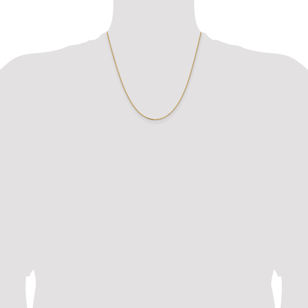 14K 1.4mm D/C Cable Chain