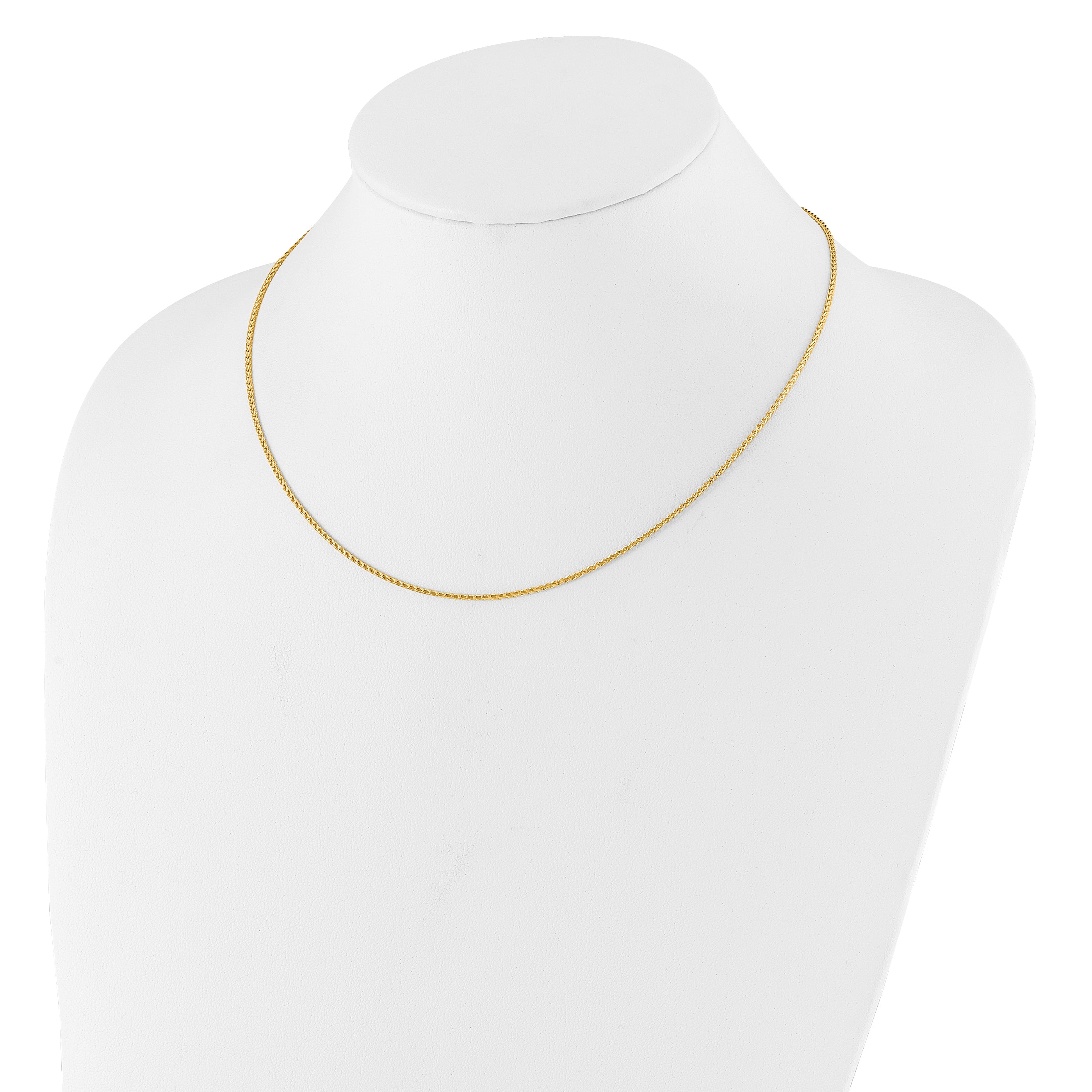 14K 1.4mm D/C Open Franco 1in+1in Adjustable Chain
