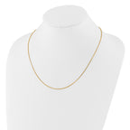 14K .95mm Box 2in+2in Adjustable Chain